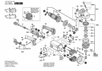Bosch 0 601 357 165 GWS 21-230 Angle Grinder 230 V / 055 - SE Spare Parts